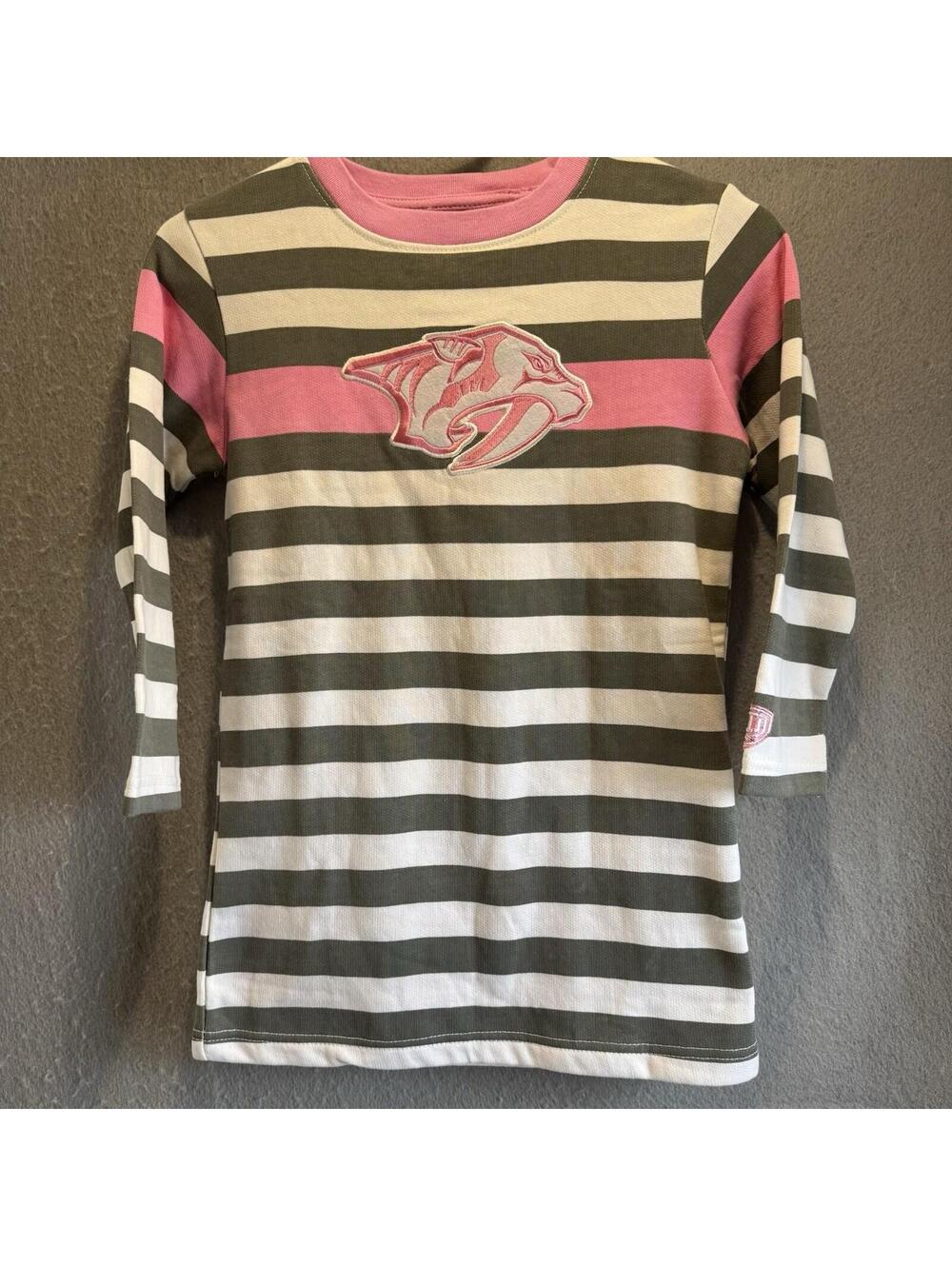Squirt Squad NHL Licensed Nashville Predators Little Girls Top Dress Size 5/6